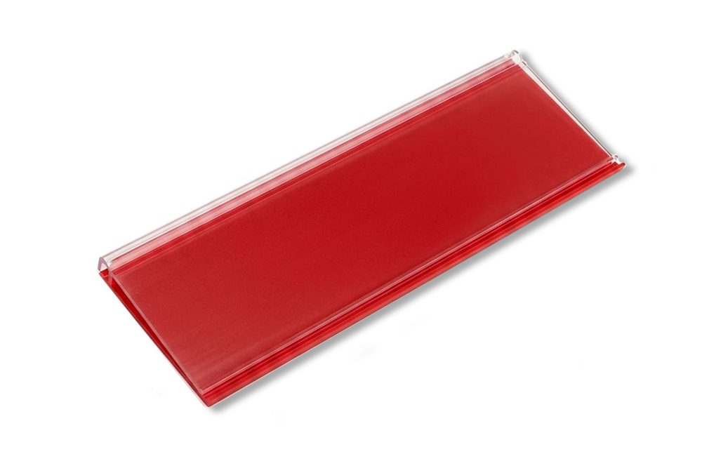 Porta Etiquetas com Visor Cristal
