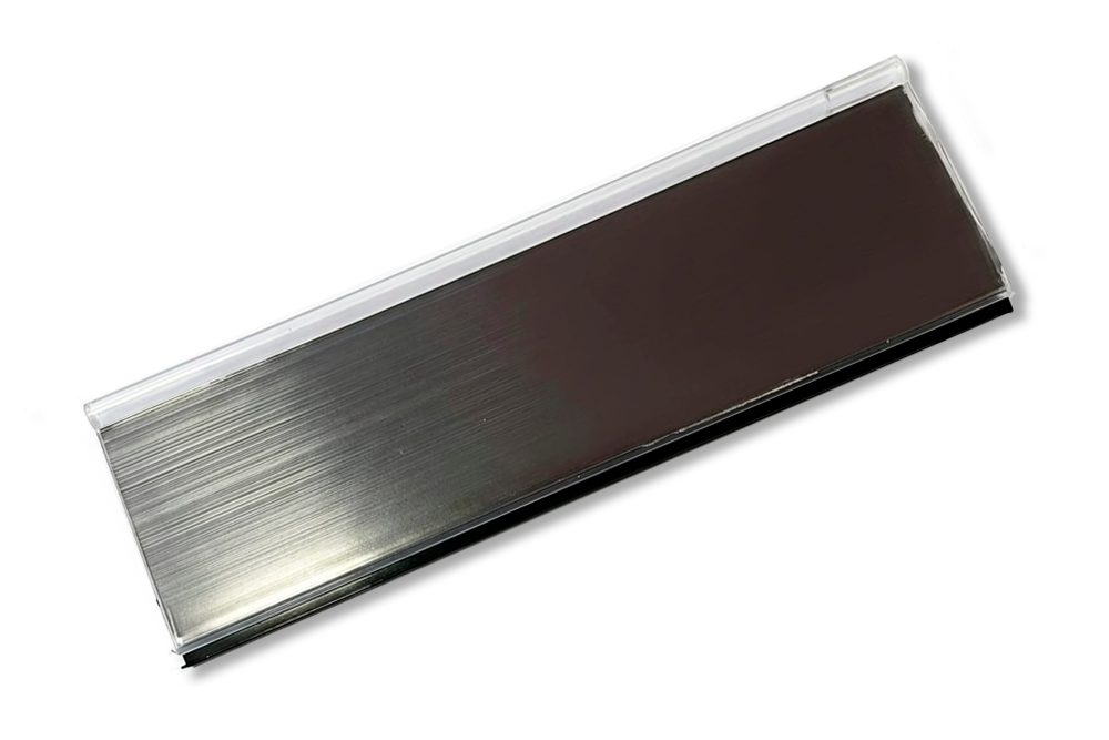 Porta Etiquetas com Visor Cristal